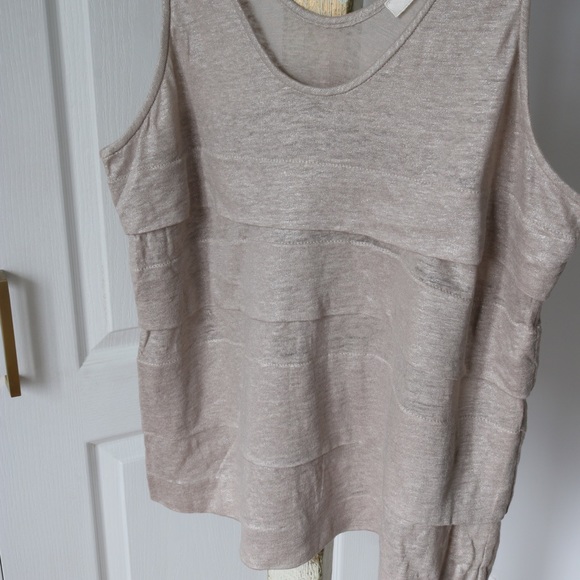 3.1 Phillip Lim Linen Tank Top - Picture 4 of 4